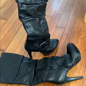 Black INC heal boots. Size 6
